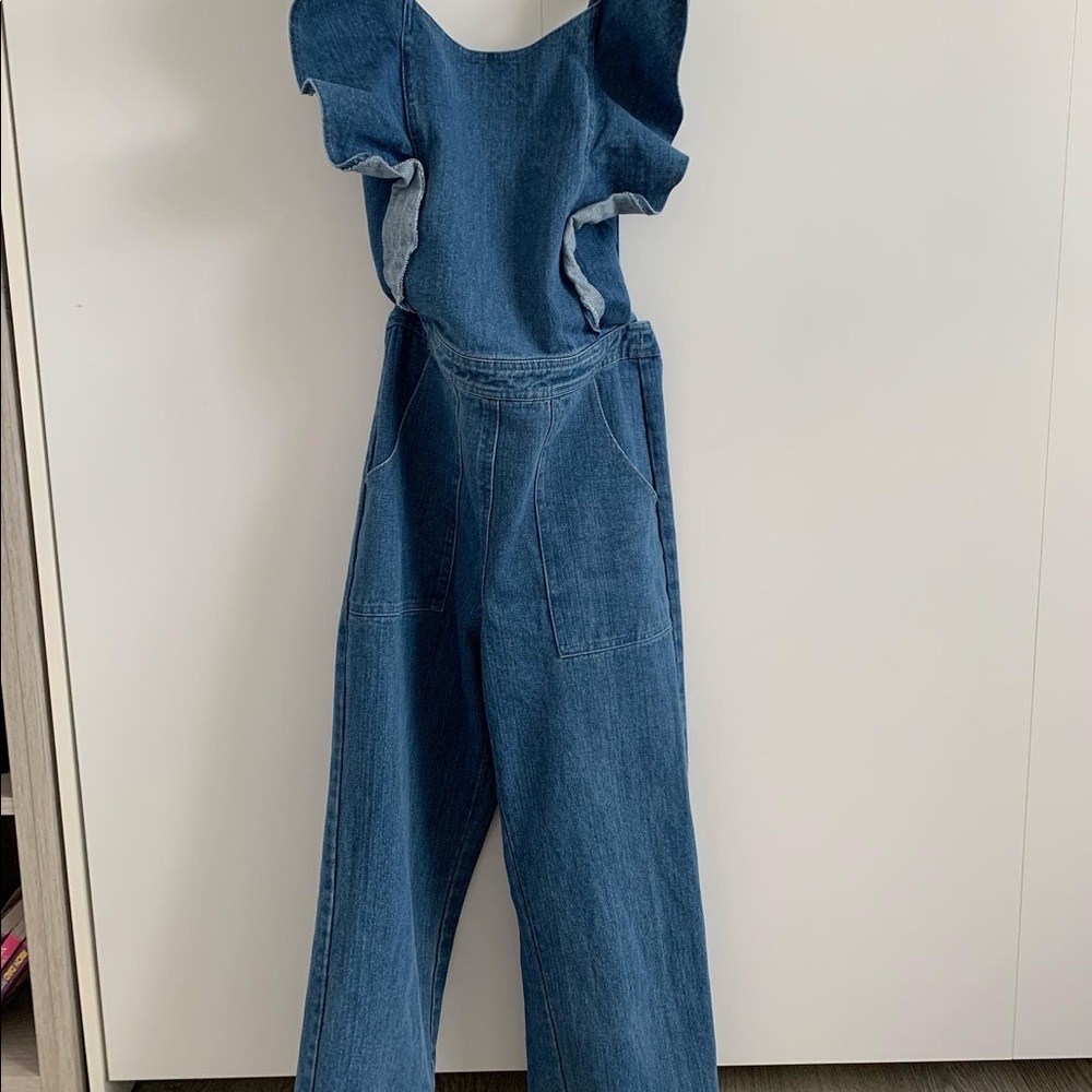 Denim romper - Picture 2 of 5